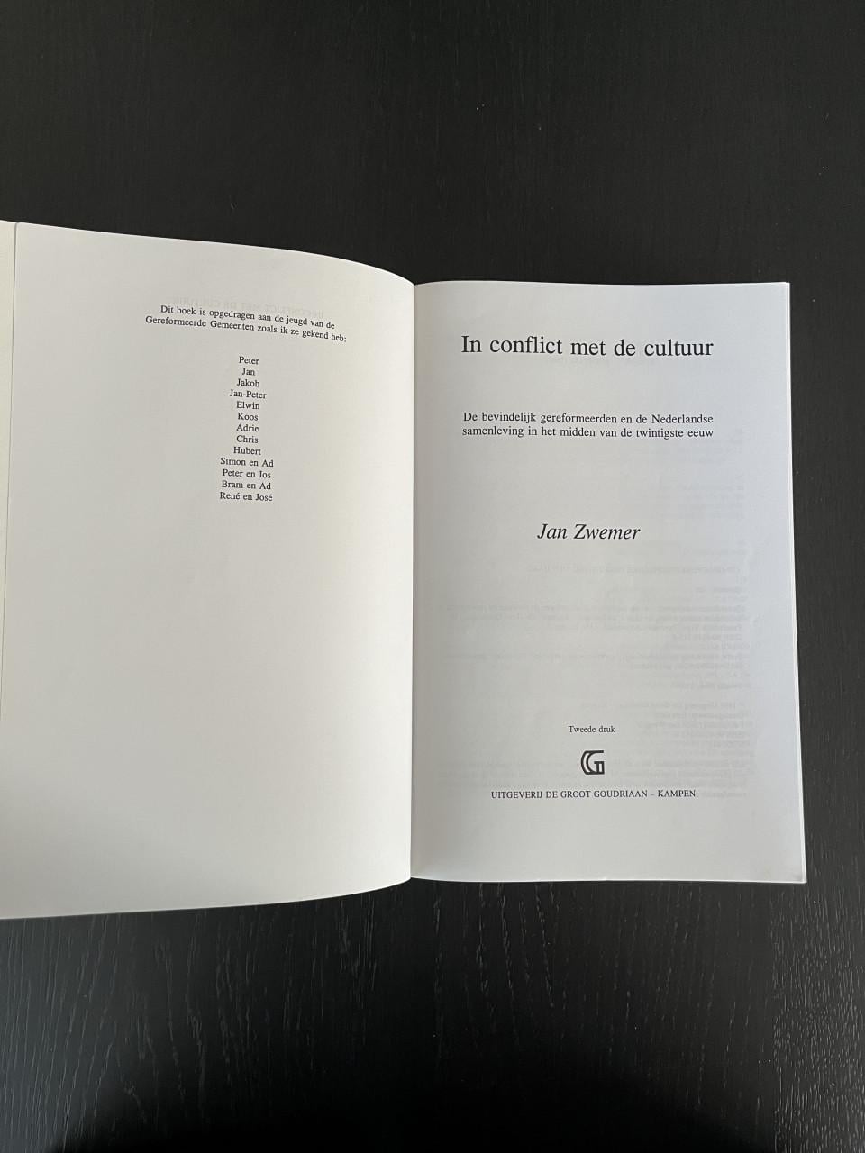 In Conflict Met De Cultuur - Jan Zwemer