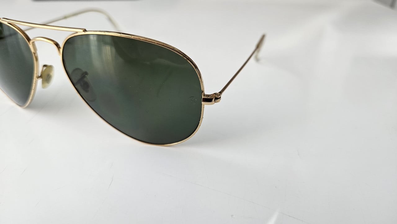 Ray-Ban Aviator RB3025 – goud / groen polarized