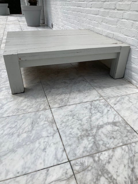 Eiken tafel (voor binnen of buiten)