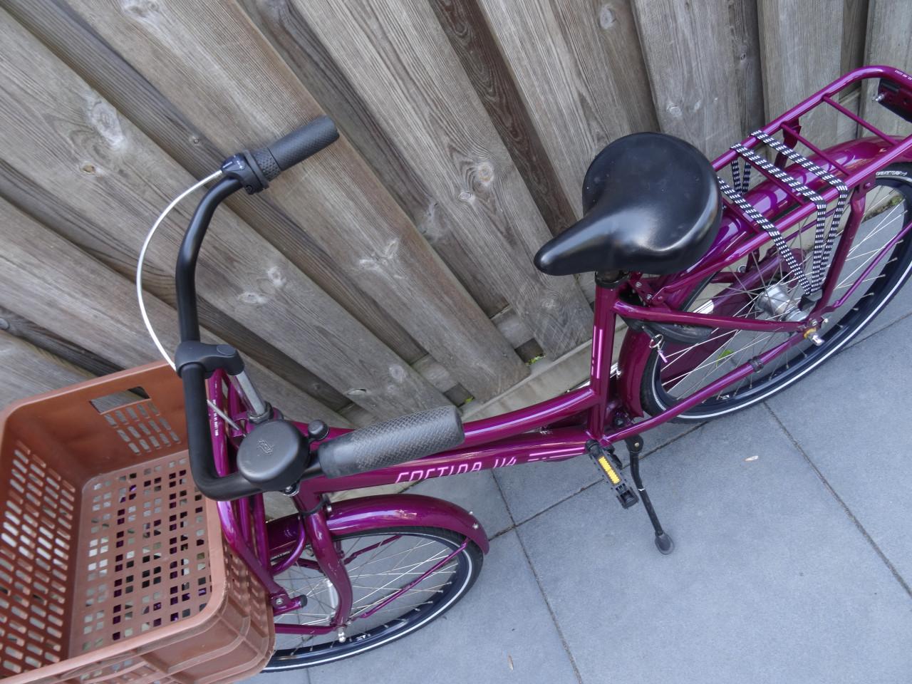 🌸 Cortina U4 Transport Meisjesfiets – 24 inch | Carmen Violet Gloss 💜