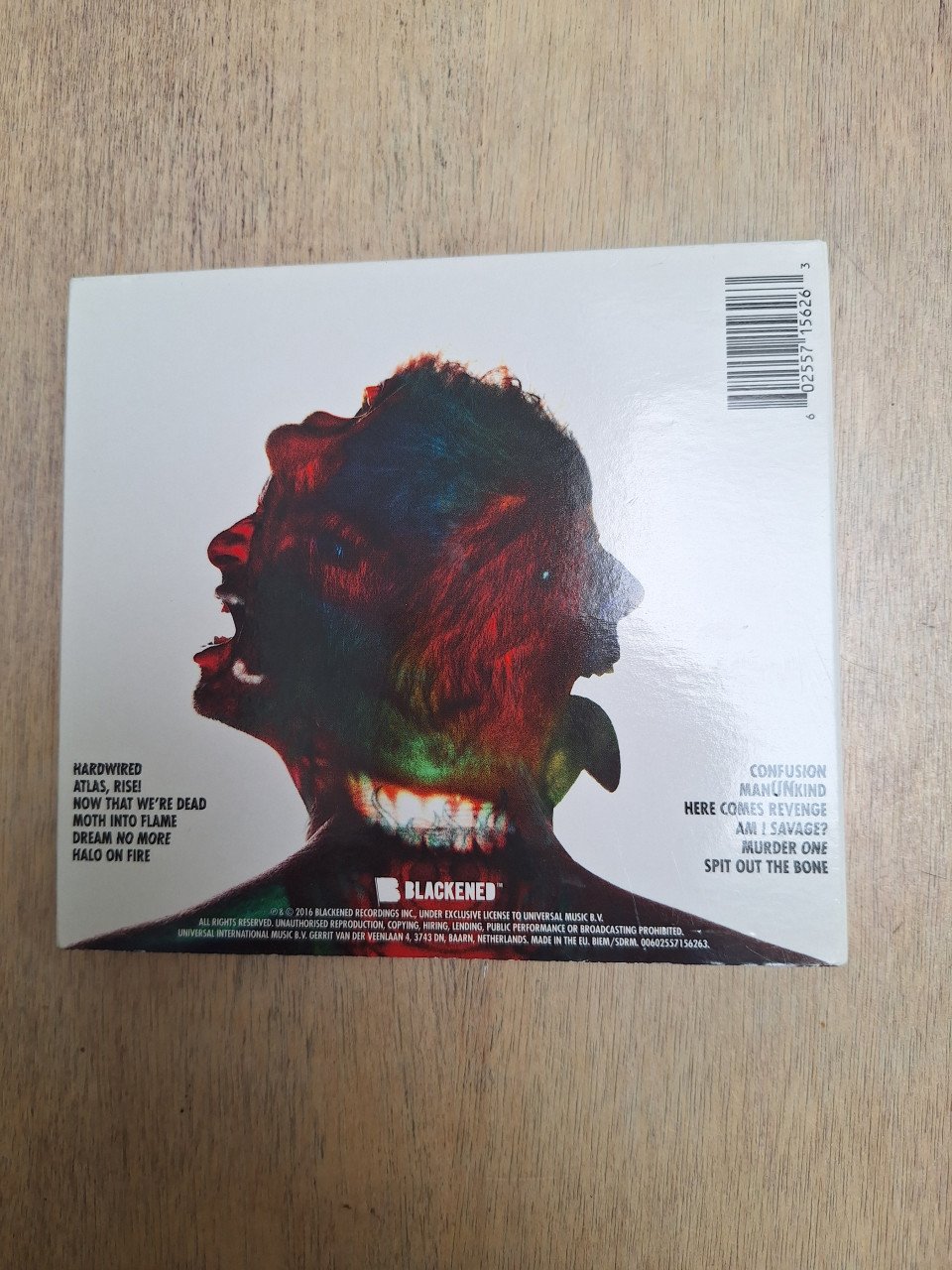 Cd Metallica Hardwired to self destruct