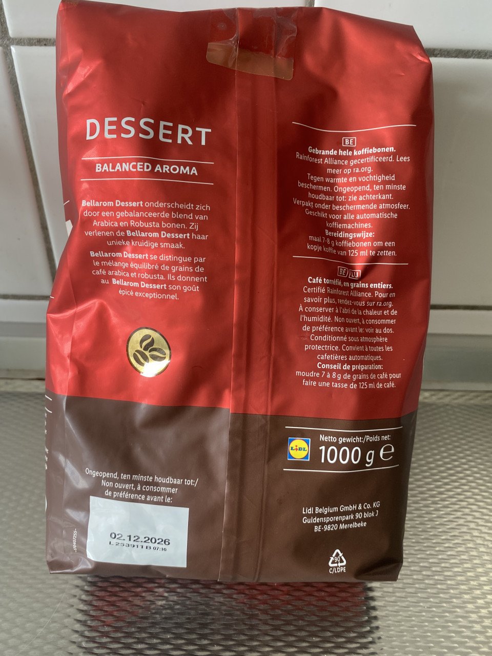 Koffie Lidl 1kg