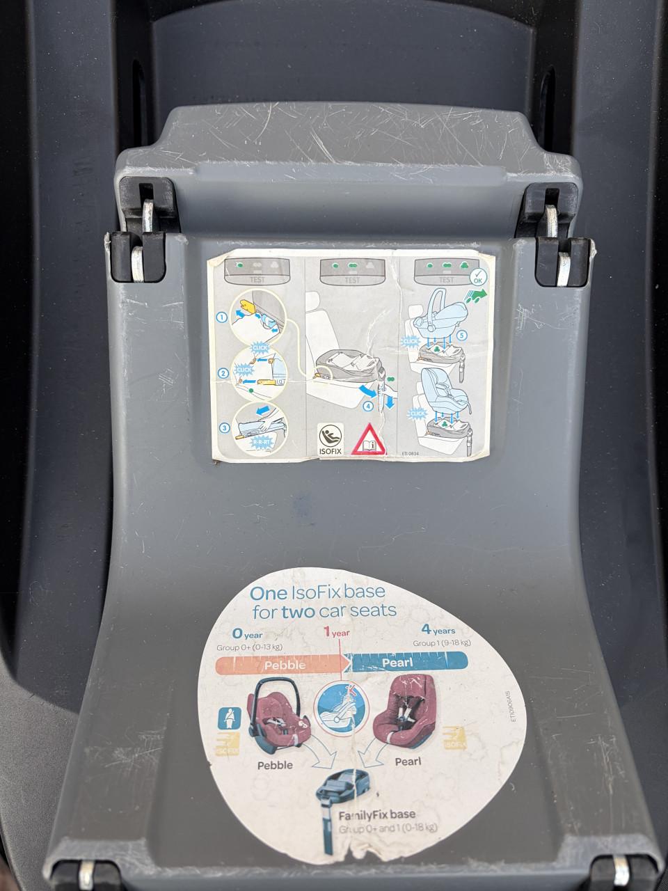 Maxicosi cabriofix met isobase