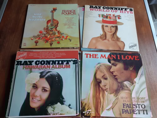12 lp's easy listening