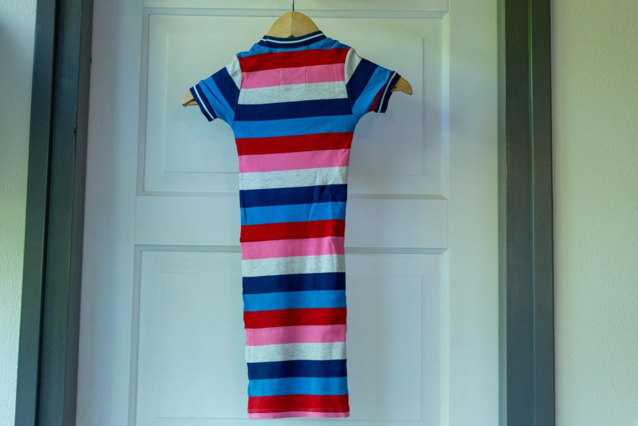 Strakke gestreepte jurk WE Fashion, maat 122-128
