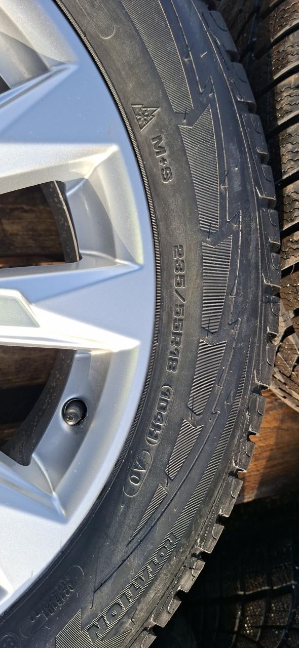 18" velgen met winterbanden 5x112