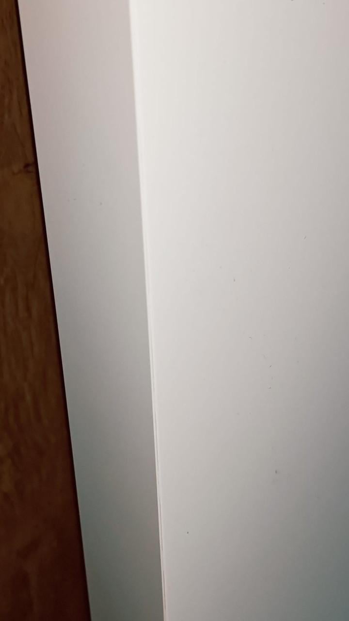 Wandplank IKEA wit 190x26x5 cm.