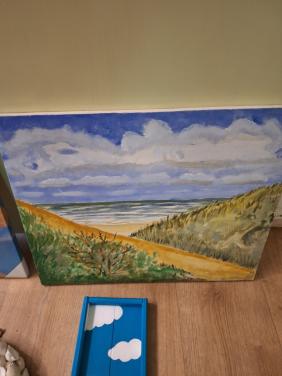 Schilderij strand