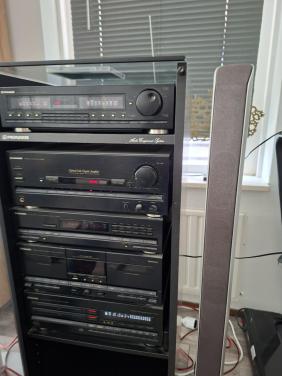 Prachtige Pioneer stereo installatie