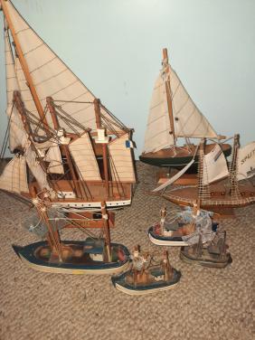 Partij model zeilbootjes