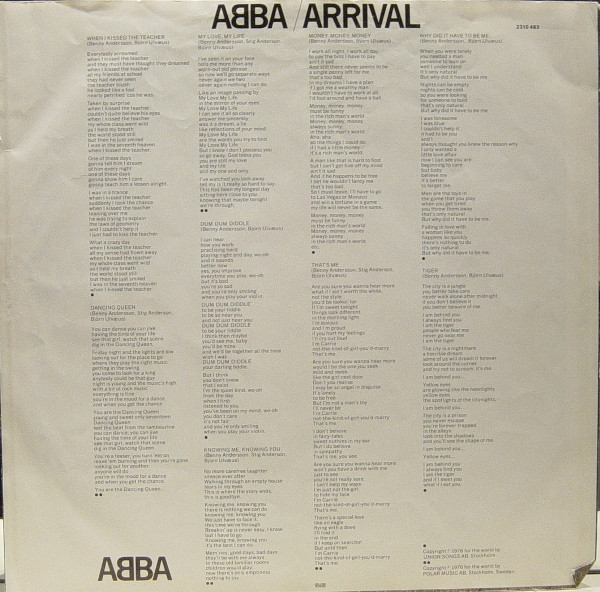 Lp Abba - Arrival