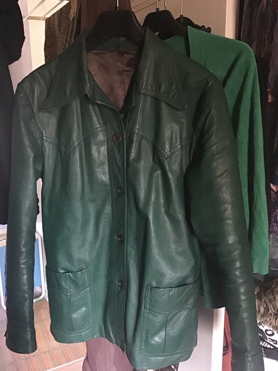 Vintage lederen jasje