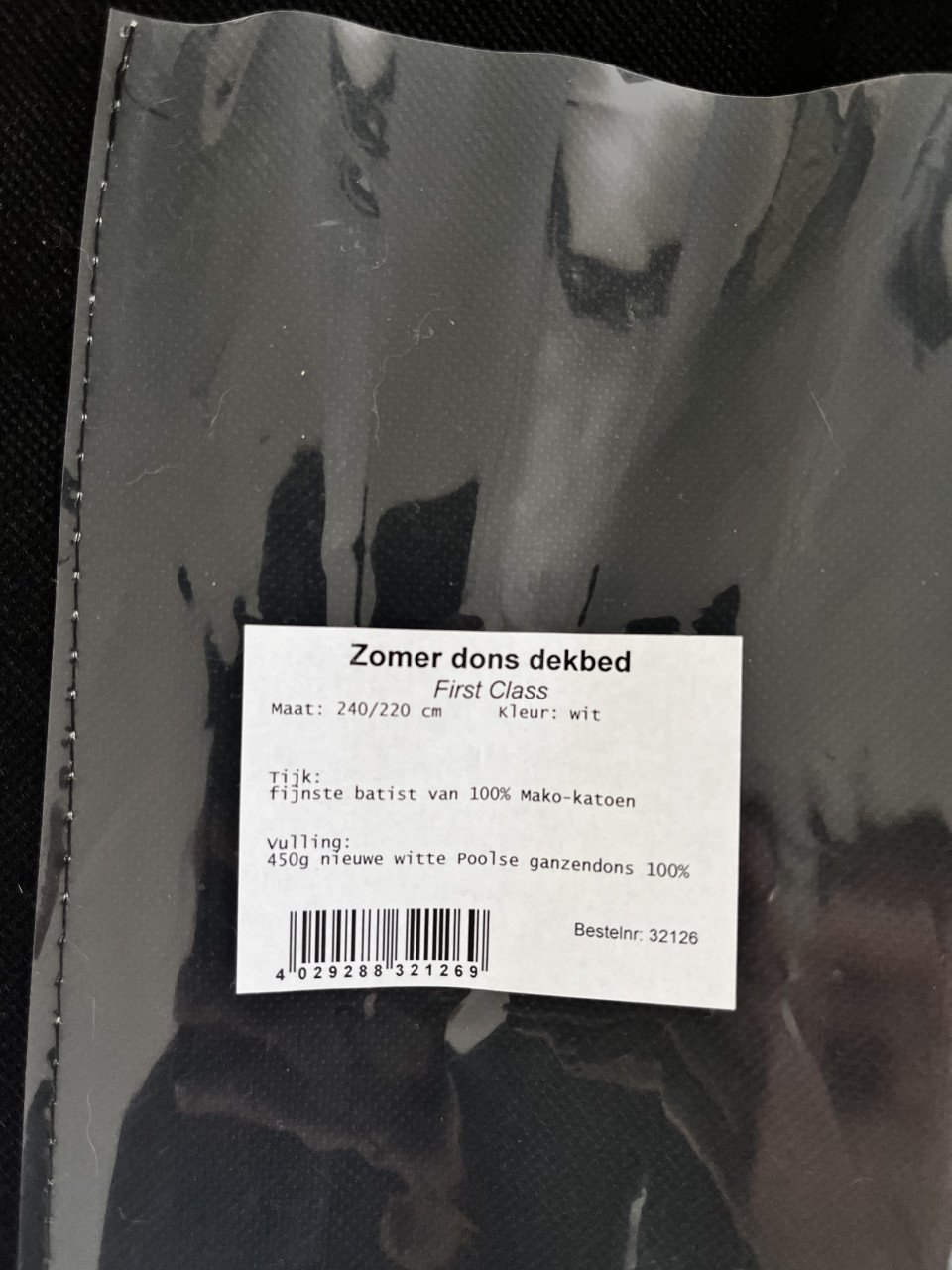 Ganzendons dekbed