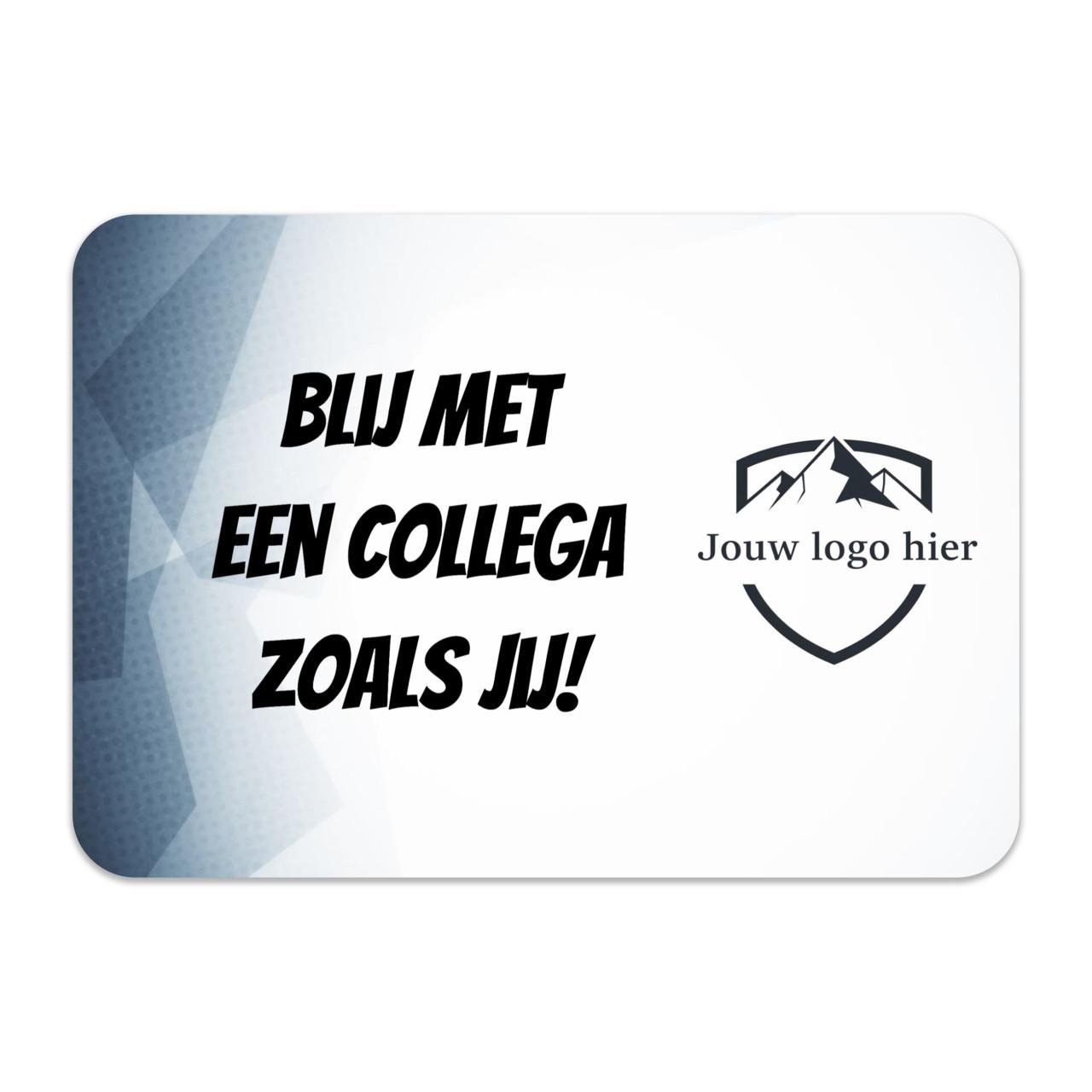Collega bedankjes met bijpassende kaart