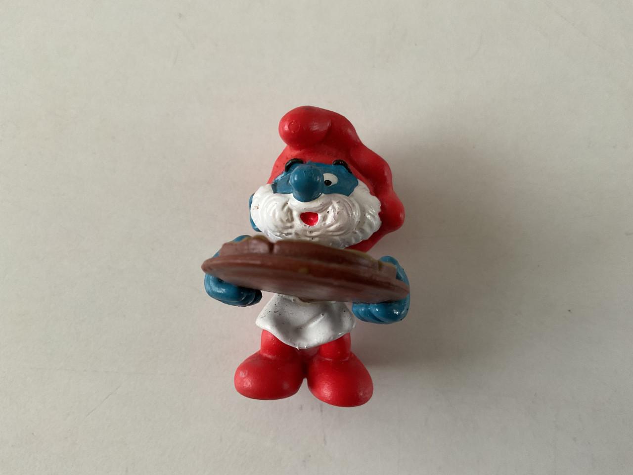 Verschillende Smurfen. Merk: Schleich/Peyo.Materiaal:rubber.Hoogte: +/- 5cm