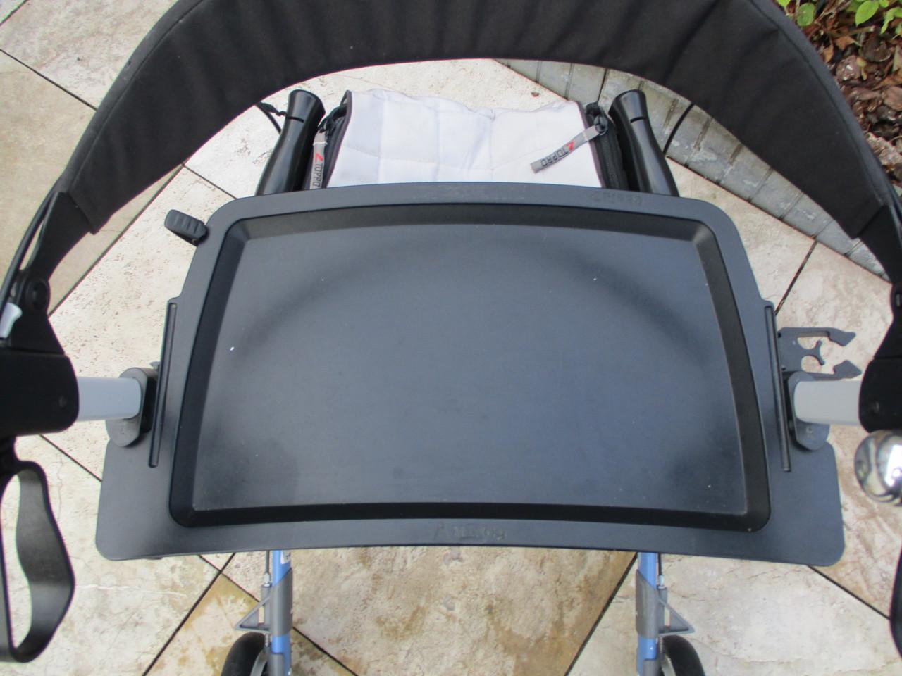 Zgan Topro Troja 5G rollator met zitje tas rugsteun dienblad en stokhouder