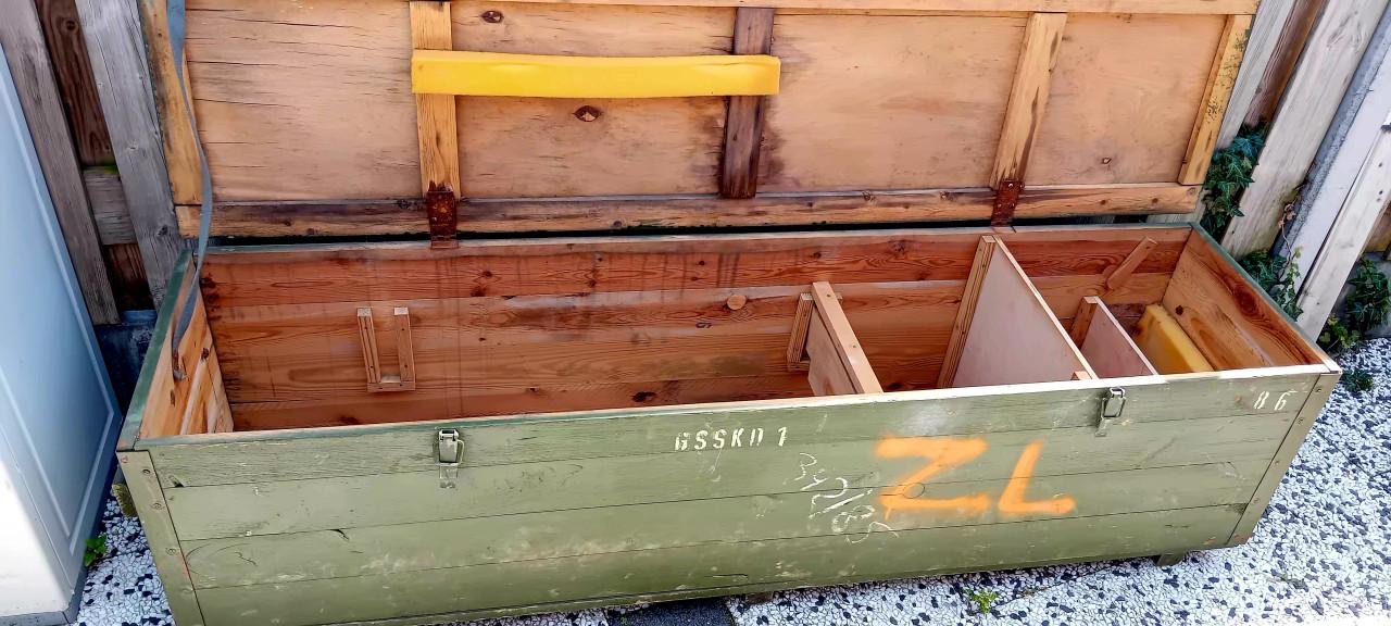 Grote legerkist 45x50x180