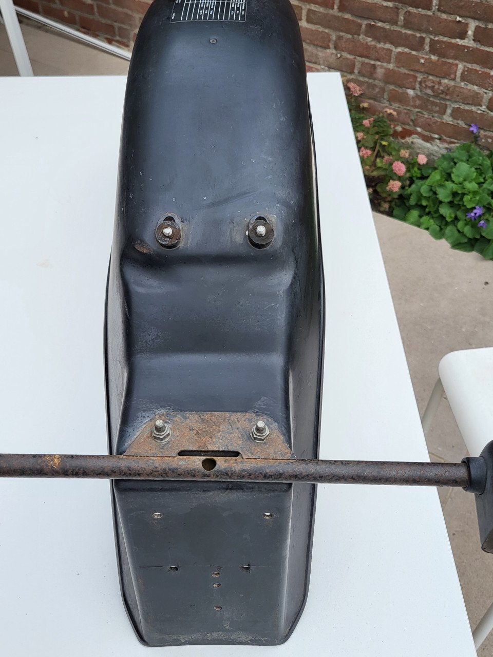Achterspatbord BMW boxer motor