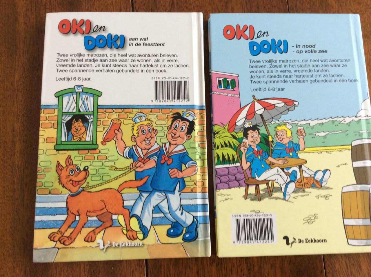 Oki en Doki.    Leeftijd: 6-8 jaar.    Harde kaft.   Z.g.a.n.