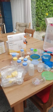 Babyflesjes handkolf