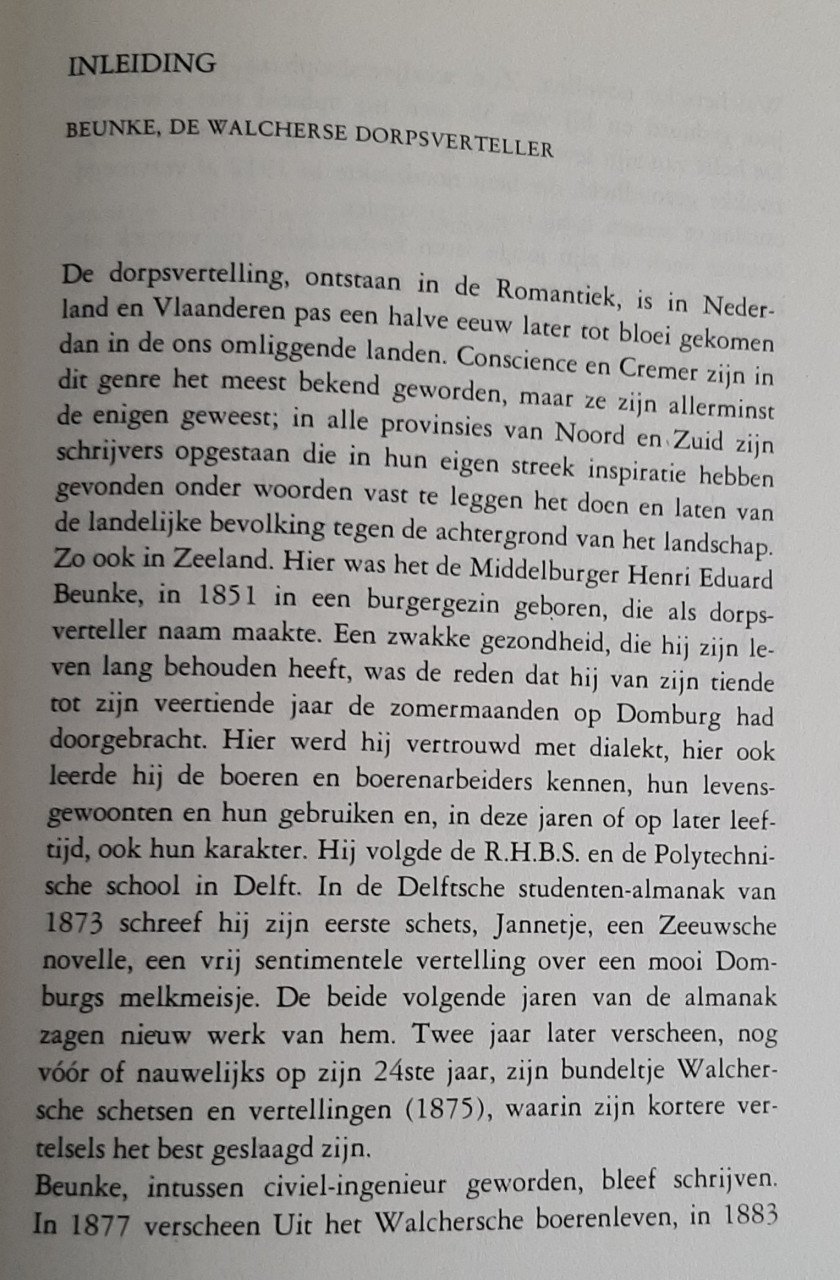 Walcherse vertellingen, door H.E. Beunke
