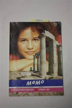 Geschiedenis voor de basisvorming Memo 1 vmbo-bk Antwoordenboek €.2,50