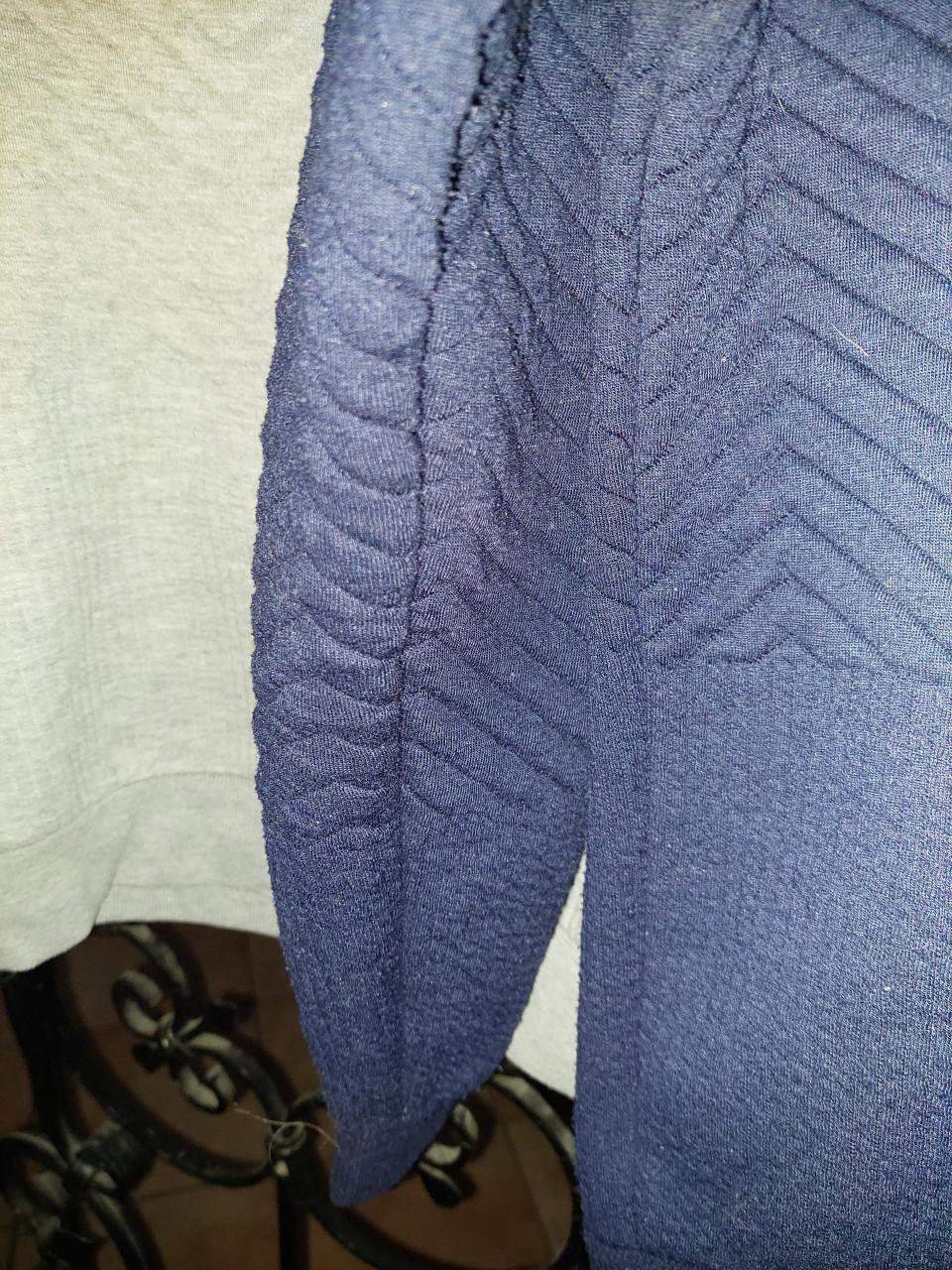 2 Smog herensweaters mt small grijs & marineblauw