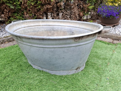 Grote zinken teil 70 liter
