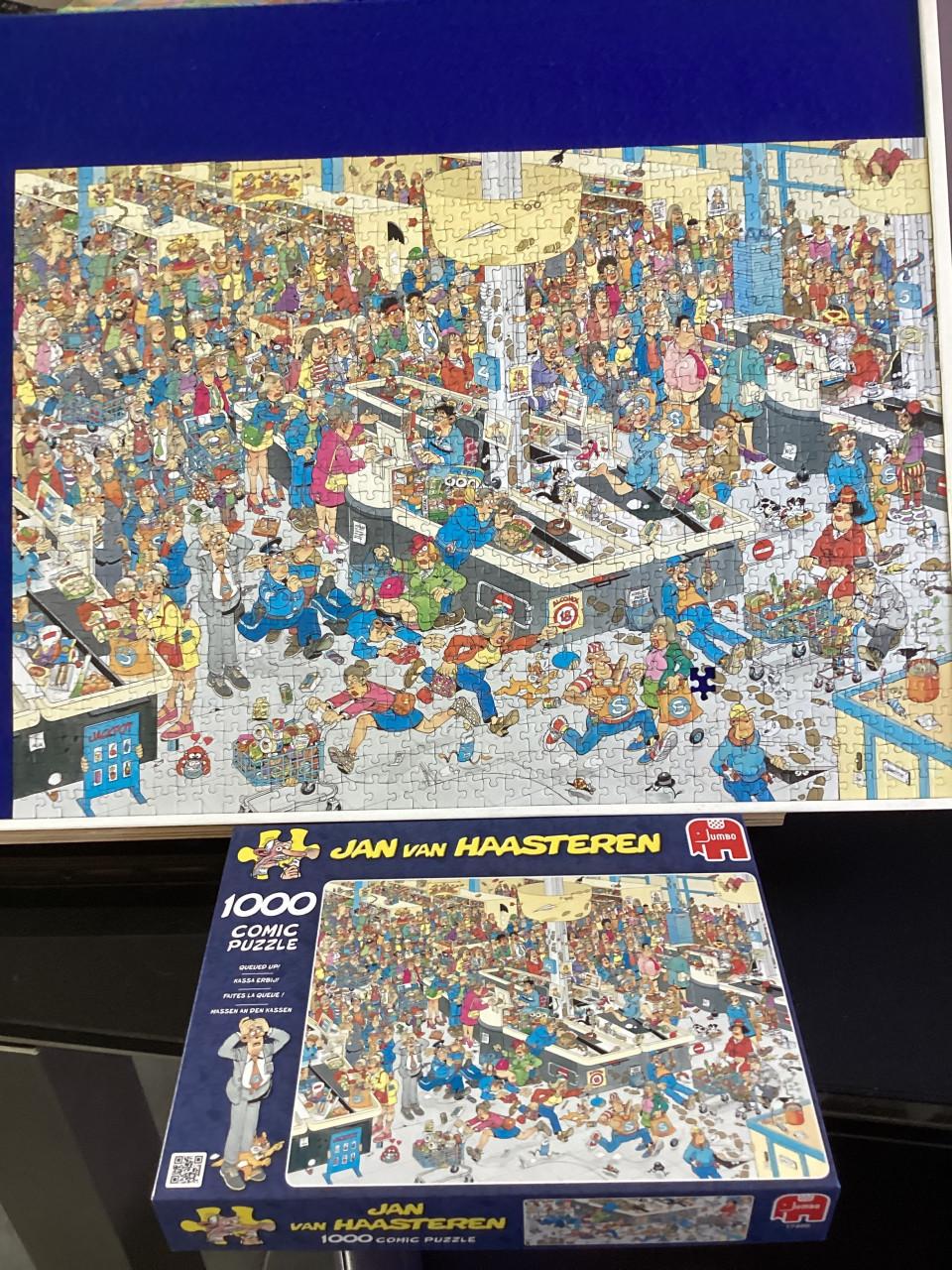 Jan van Haasteren puzzel kassa erbij