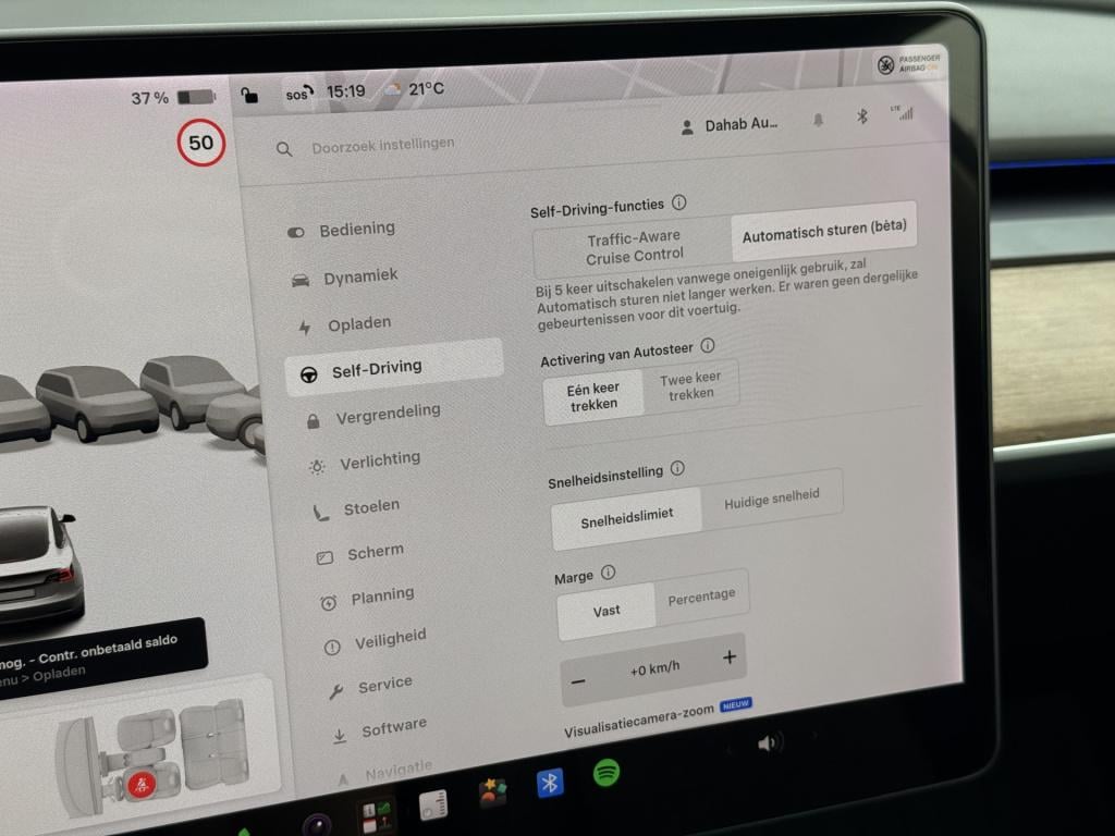 Tesla Model 3 long range awd dual motor 75 kwh | acc | panoramadak | stoelv