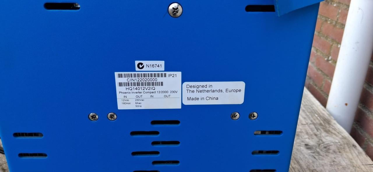 Omvormer 12 volt naar 230 volt