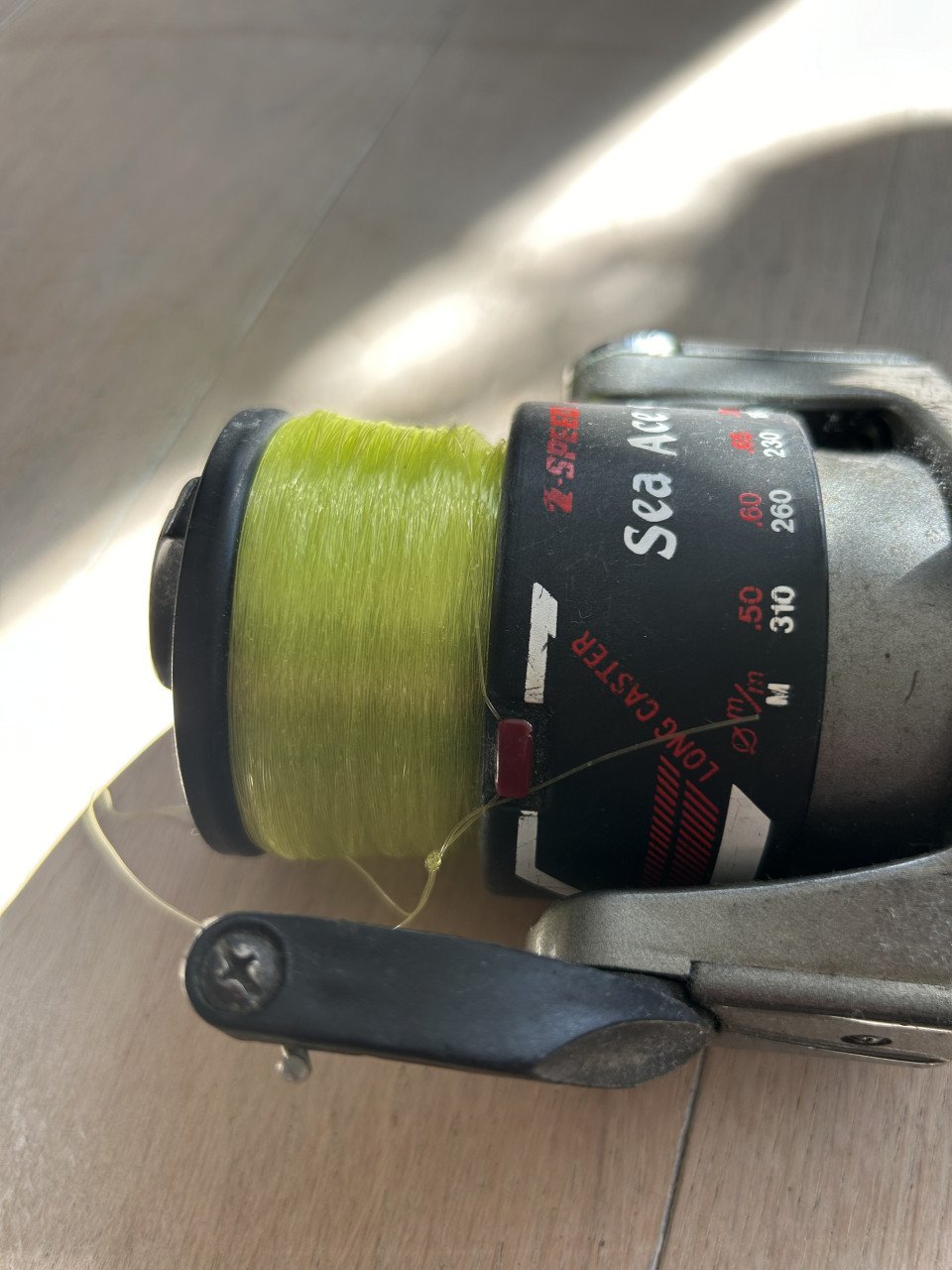 Te koop albatros sea ace 90 grote zeemolen met nieuwe lijn