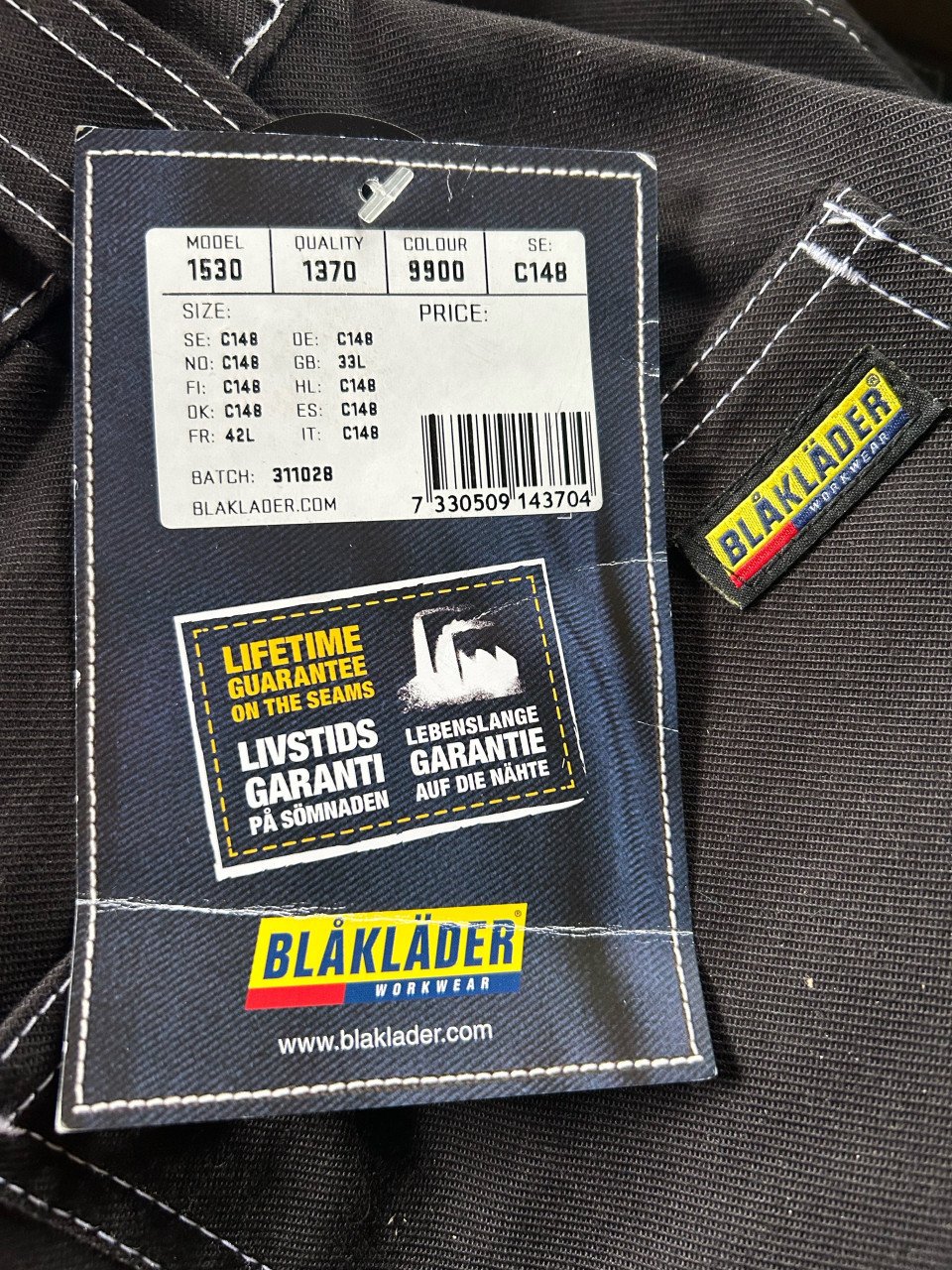 Nieuwe BLÄKLÄDER werkkleding # VANAF 30€ # – diverse modellen en maten