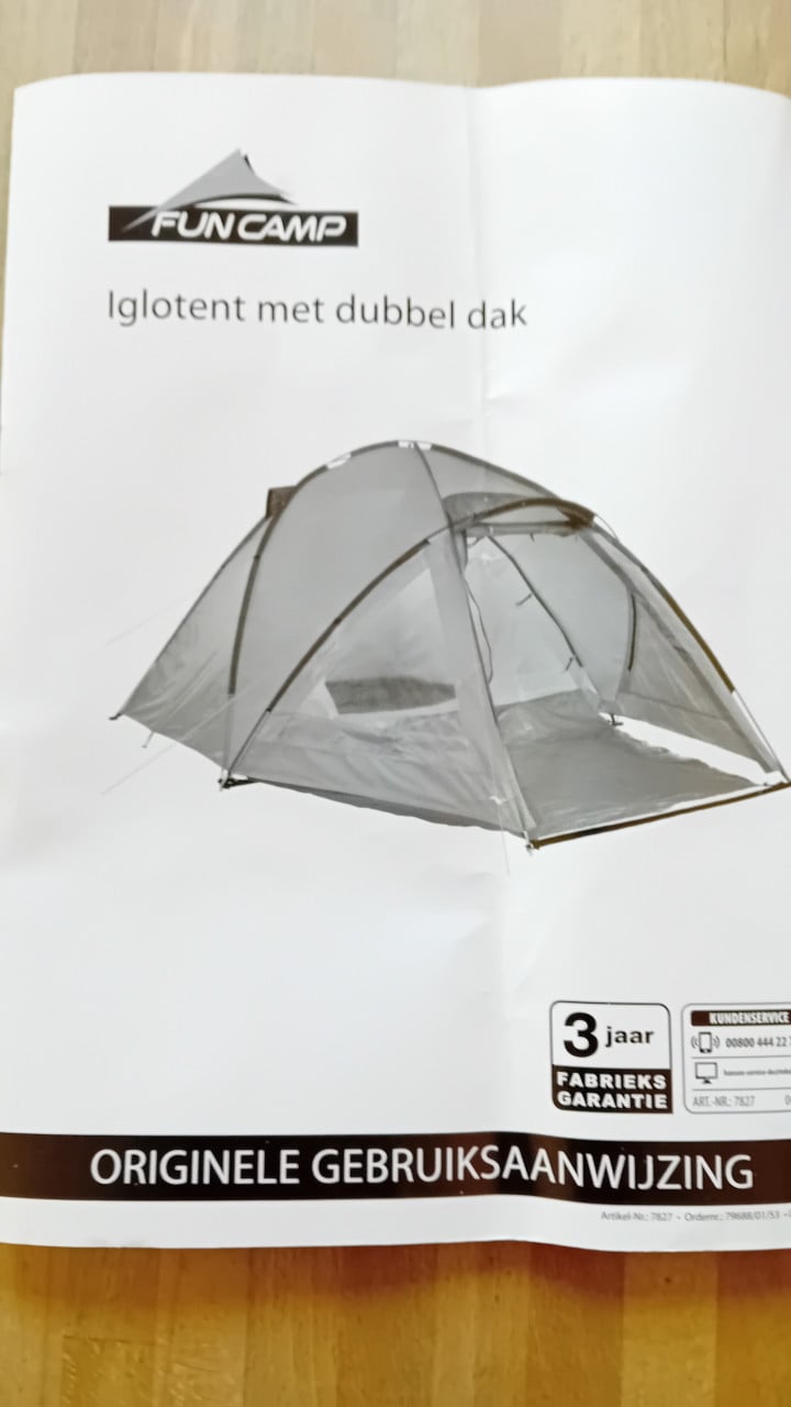 Te koop FUNCAMP Tent voor 3 pers.