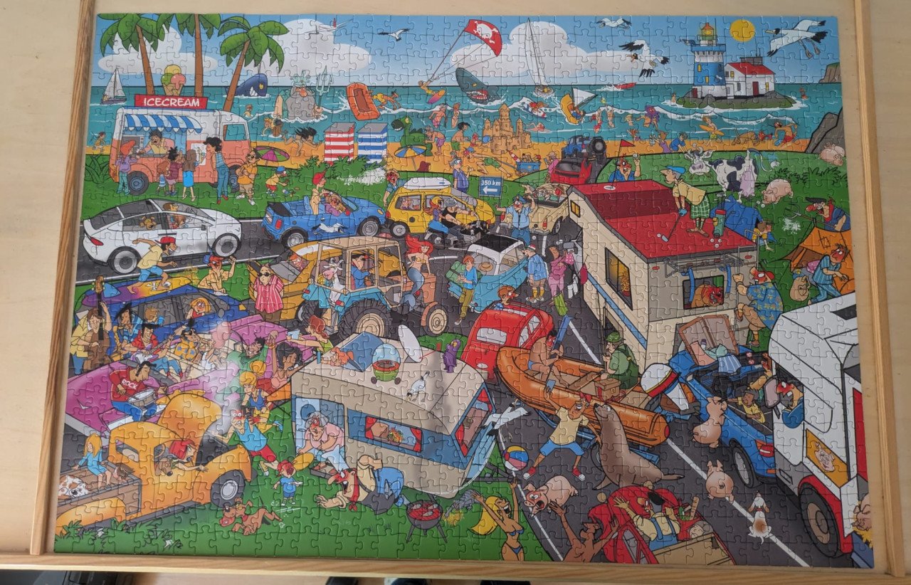 That's Life puzzel Camping