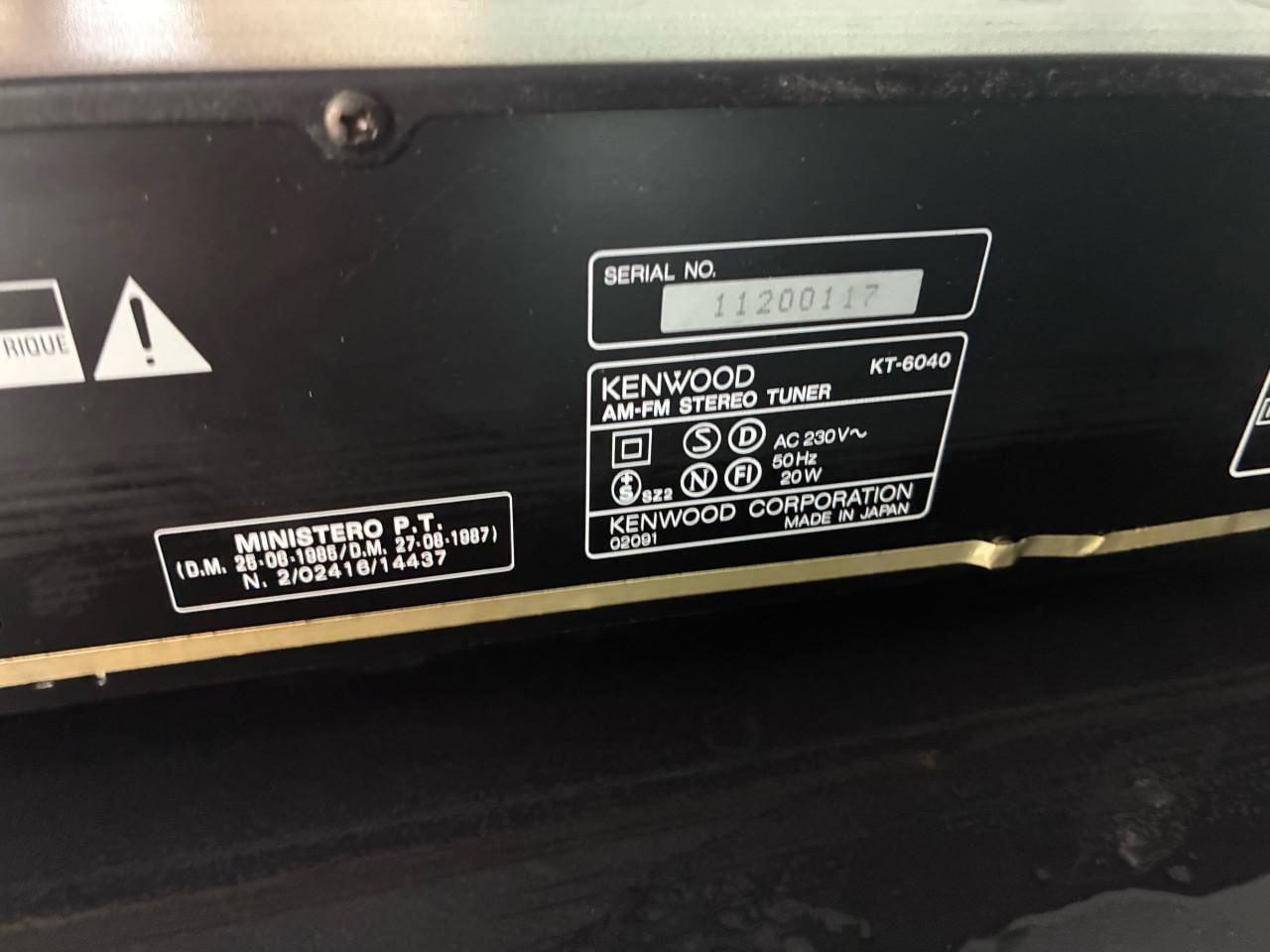 Kenwood KT-6040 Stereo AM-FM Tuner