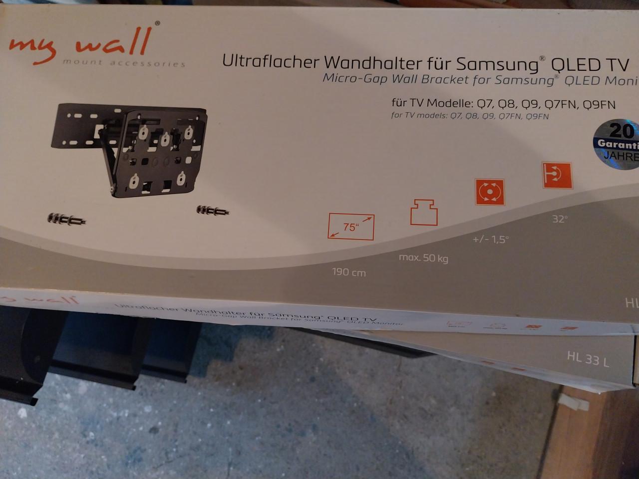 Wandhouder voor Samsung QLED televisie