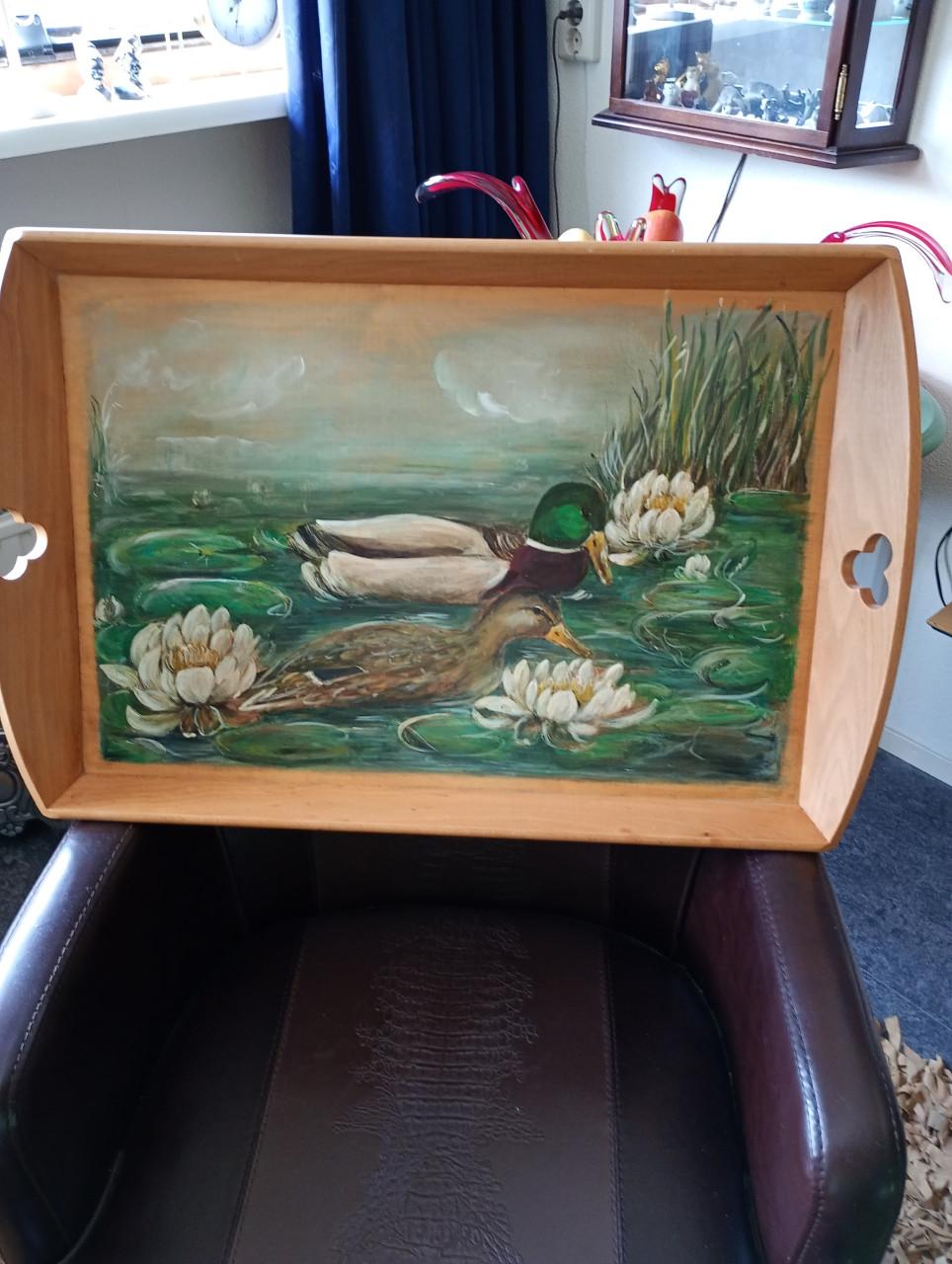 Beschilderd dienblad