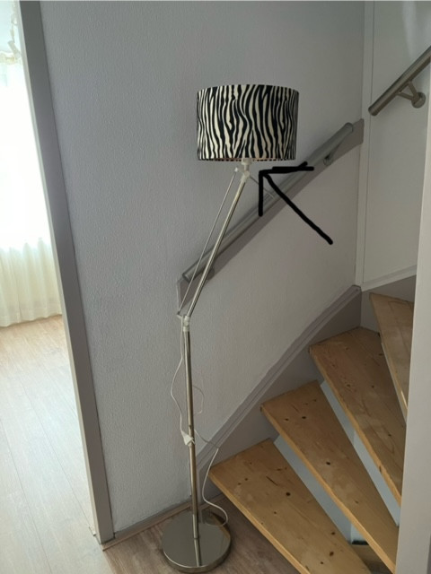 Vloerlamp van Ikea