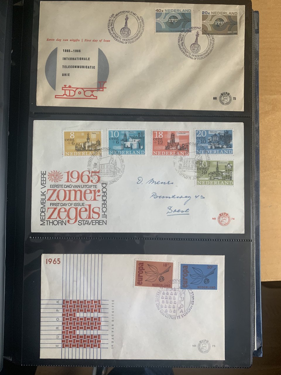 Verzameling (ruim 300 stuks) FDC's/Eerste dagenveloppen