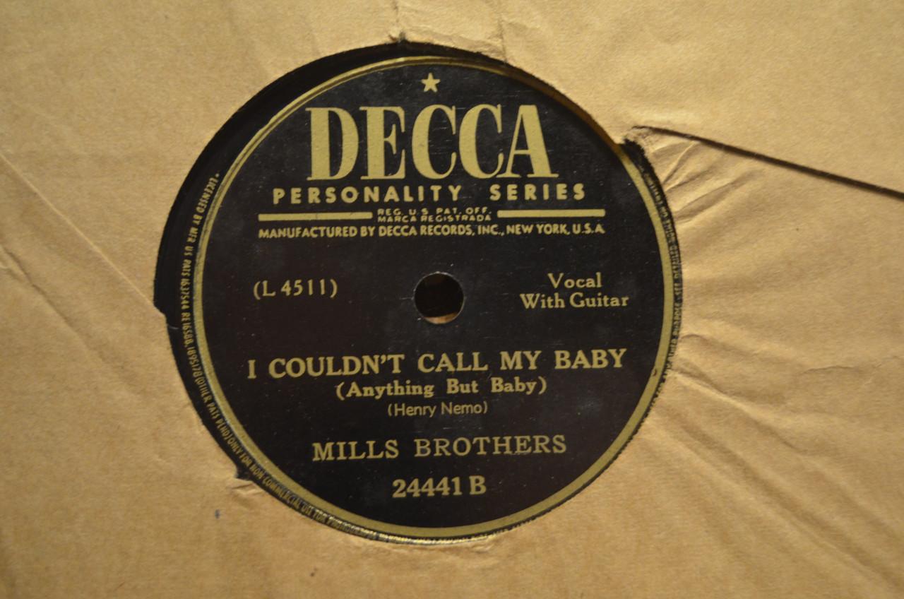 78 rpm Mills Brothers jaren '40 en '50 héél veel stuks. (5)