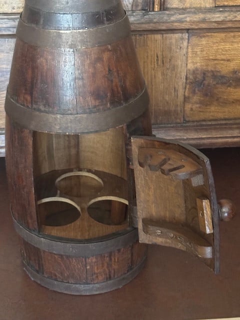 Antieke houten drijver.