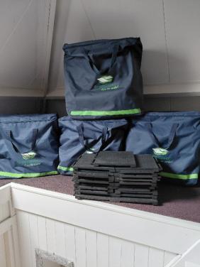 Greencover tegels 80 hele 15 halve