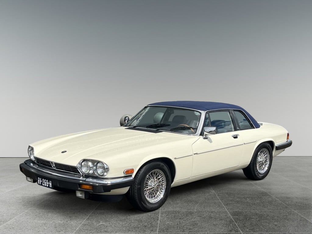 Jaguar Xj xjs-c 5.3 v12 targa met zeldzame hardtop