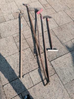 5 stuks tuingereedschap