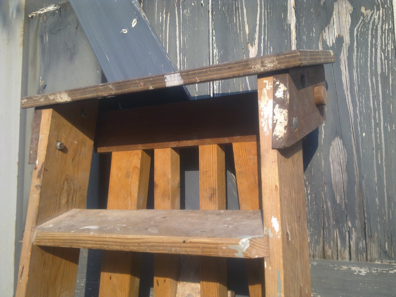 Houten huishoudtrap