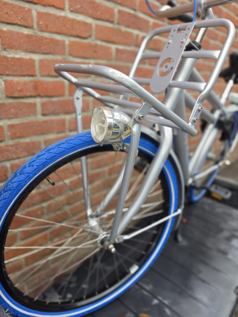 Cortina u4 24 inch transportfiets zilver jongens