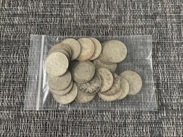 Juliana 2 ½ gulden zilver , 20 stuks.