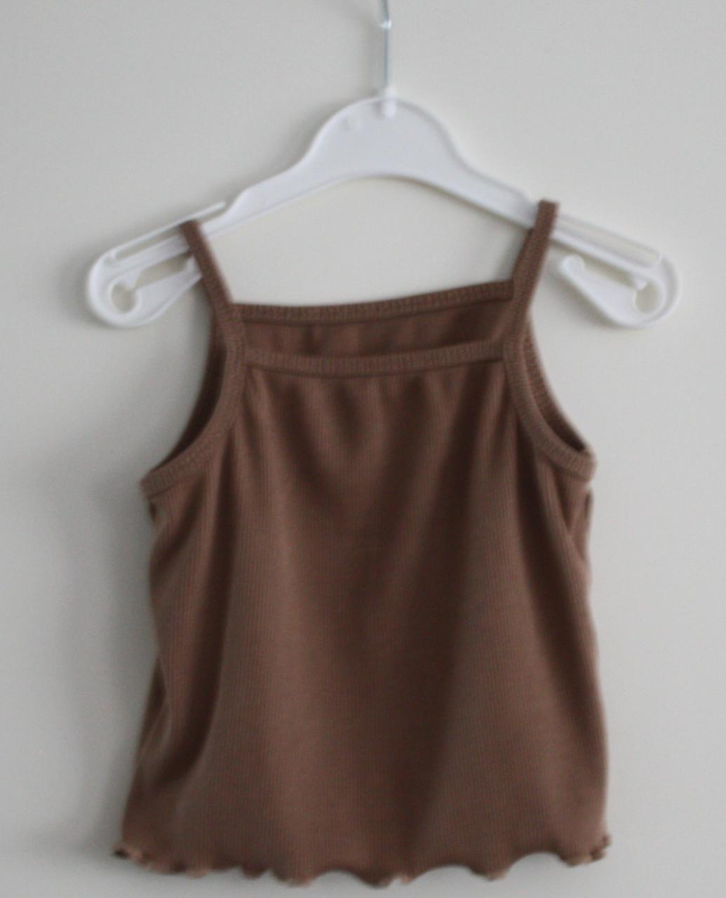 Bruine top  maat 104