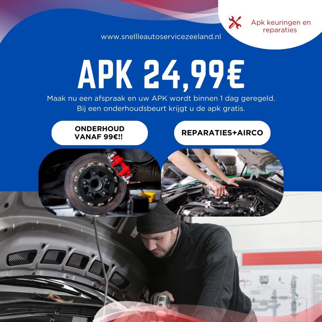 APK keuringen+Reparaties en onderhoud